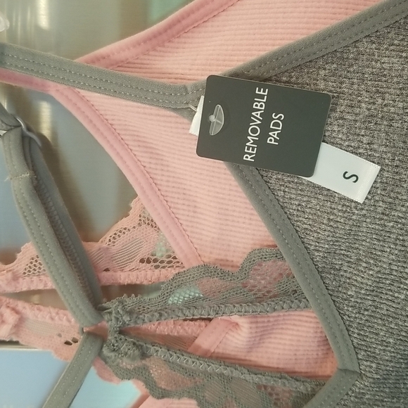 💕LAURA ASHLEY💕 Ribbed Bralette Set (2 Pk) S NWT - Picture 7 of 11